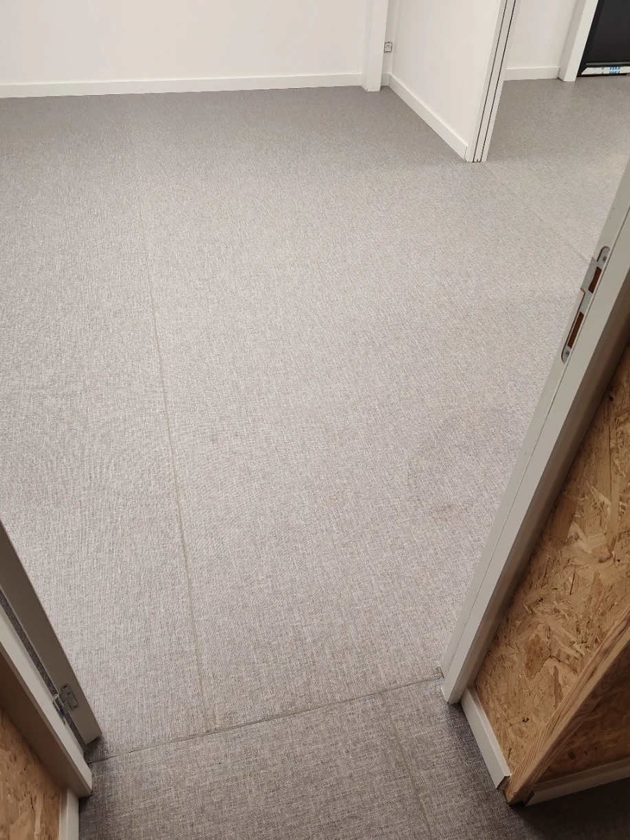 ragréage et pose sol pvc avec soudure