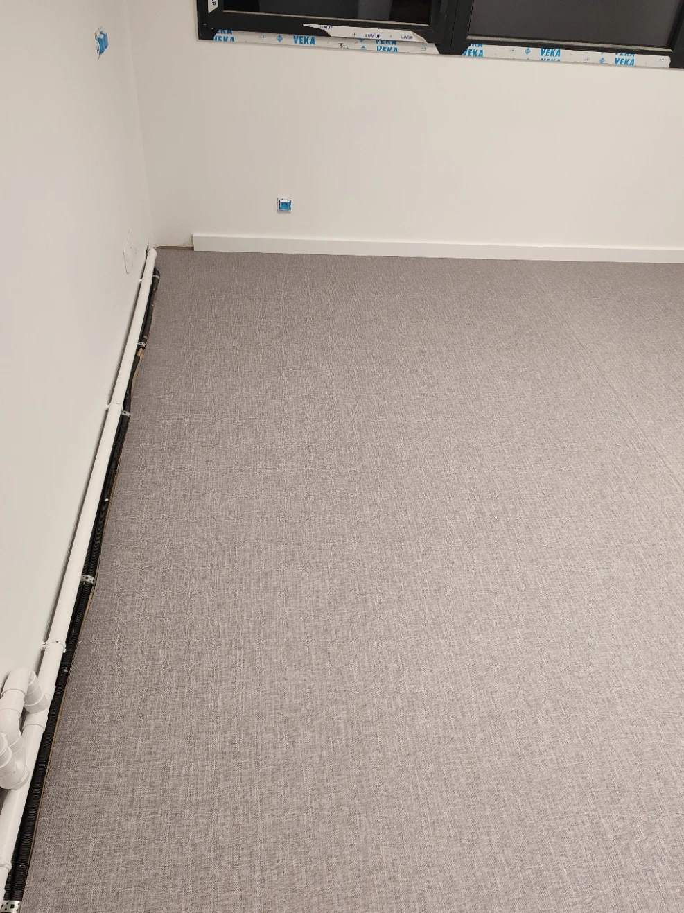 ragréage et pose sol pvc avec soudure