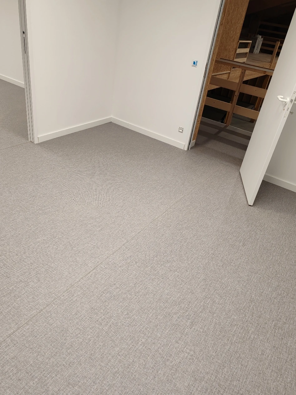 ragréage et pose sol pvc avec soudure